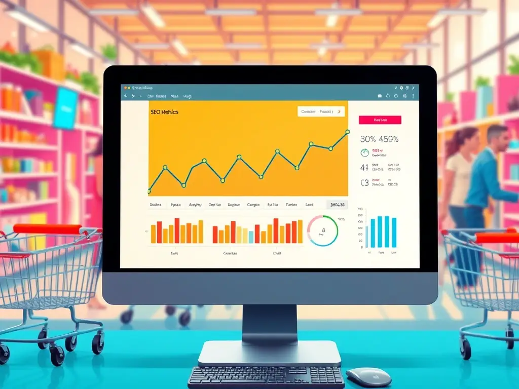 A dynamic image showcasing various digital marketing tools and strategies, such as SEO analytics, social media engagement, and targeted advertising campaigns, reflecting SEA TOWN's expertise in enhancing online presence.